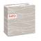 Tovagliolo linea AirLaid carta 40 x 40 cm perla tortora - 24157
