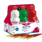 Schoolpack 6 flaconi tempera pronta - 1000 ml - colori assortiti - 53460000 - 8000825041327 - DMwebShop