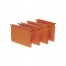 Cartella sospesa Signaletic - cassetto - interasse 33 cm - fondo V - 33 x 25 cm - arancio - Rexel - 00010400 - DMwebShop