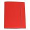 Cartellina con elastico cartone plastificato 3 lembi - 25 x 34 cm - rosso - Cart. Garda
