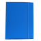 Cartellina con elastico cartone plastificato 3 lembi - 25 x 34 cm - azzurro - Cart. Garda