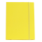 Cartellina con elastico cartone plastificato 3 lembi - 25 x 34 cm - giallo - Cart. Garda