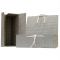 Scatola archivio in legno - 38 x 27 cm - dorso 12 cm - grigio - Brefiocart - 0203700 - 8014819009651 - DMwebShop