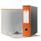 Registratore Eurofile G53 - dorso 8 cm - commerciale - 23 x 30 cm - arancione - Esselte - 390753200 - 8004157753200 - DMwebShop