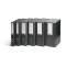 Scatola progetto Plus Vip - 34,5 x 24,5 cm - dorso 10 cm - grigio antracite - conf. 5 pezzi - Fellowes - 1007301 - 43859658985 - DMwebShop