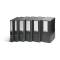 Scatola progetto Plus Vip - 34,5 x 24,5 cm - dorso 15 cm - grigio antracite - conf. 5 pezzi - Fellowes - 1007501 - 43859659005 - DMwebShop