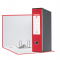 Registratore Eurofile G55 - dorso 8 cm - protocollo - 23 x 33 cm - rosso vivida - Esselte - 390755920 - 8004157755921 - DMwebShop