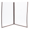 Portamenu' Crystal BR2 doppio per 4 fogli - A4 - set 3 pezzi - Securit - MC3-CYA4-BR2 - 8717624244827 - DMwebShop