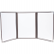Portamenu' Crystal BR3 triplo per 6 fogli - A4 - set 3 pezzi - Securit - MC3-CYA4-BR3 - 8717624244834 - DMwebShop