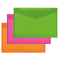 Buste con bottone - PPL - 24 x 18,5 cm - mix 3 colori fluo - conf. 5 pezzi - Lebez - 80439 - 8007509072073 - DMwebShop