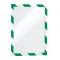 Cornice Duraframe Security adesiva pannello magnetico A4,21 x 29,7 cm verde bianco - 13666