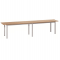 Panca in legno - a 6 posti - 200 x 35 x 45 cm - Fasma - PF/LE/M/2000 - DMwebShop