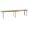 Panca in legno - a 6 posti - 200 x 35 x 45 cm - Fasma - PF/LE/M/2000 - DMwebShop