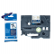 Nastro - 12 mm x 4 mt - Oro-Blu - Brother - TZERN34 - DMwebShop