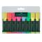 Evidenziatore Textliner 48 - punta a scalpello - tratto 1 - 3 - 5 mm - astuccio 8 colori - Faber Castell - 154862 - 4005402548637 - DMwebShop