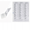 Buste forate per scontrini fiscali 6 Spazi - 25,2 x 30,7 cm - trasparente - conf. 10 pezzi - Favorit 100460079