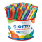 Pennarelli Turbo Color punta - Ø 2,8 mm - colori assortiti barattolo - conf. 96 pezzi Giotto 521500