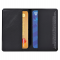 Portadocumenti RFID Hidentity Doppio per bancomat-carta di credito - PVC - 9,5 x 6 cm - nero - Exacompta 5402E