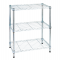 Libreria Archimede Light - 3 ripiani - acciaio cromato - 36 x 60 x 75 cm - Serena Group - AC1424-3 - 8032937534053 - DMwebShop