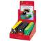 Temperamatite Animals con contenitore - 2 fori - con serbatoio e gomma assortiti - conf. 18 pezzi - Faber Castell - 183522 - 77111AA - DMwebShop