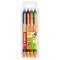 Penna a sfera a scatto Pointball Green - tratto 0,5 mm - 4 colori - conf. 4 pezzi - Stabilo - 6030/4 - 4006381437264 - DMwebShop