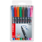 Pennarello OHPen universal permanente 843 - punta media 1 mm - colori assortiti - conf. 8 pezzi Stabilo