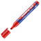 Marcatore 33 a base d'acqua - punta a scalpello - 1 - 5 mm - rosso - Edding 4-33002