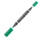 Pennarello Lumocolor Duo Permanent 348 F/M Verde