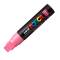 Marcatore a base d acqua Uni Posca PC17K punta extra large a scalpello 15 mm rosa - 15841