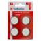 Blister 4 MicroPile a pastiglia CR2450 - litio - 3 V - Verbatim - 49535 - 23942495352 - DMwebShop