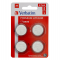 Blister 4 MicroPile a pastiglia CR2450 - litio - 3 V - Verbatim - 49535 - 023942495352 - DMwebShop