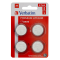 Blister 4 MicroPile a pastiglia CR2450 - litio - 3 V - Verbatim - 49535 - 23942495352 - DMwebShop