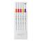 Fineliner Emott - tratto 0,4 mm - colori assortiti passion - conf. 5 pezzi - Uni Mitsubishi - M PEM-SY 5C 2 - 4902778248294 - DMwebShop