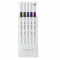 Fineliner Emott - tratto 0,4 mm - colori assortiti vintage - conf. 5 pezzi - Uni Mitsubishi - M PEM-SY 5C 3 - 4902778248300 - DMwebShop