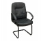 Poltrona visitatore Auriga V - pelle e sky - nero - Unisit - AUV/KN - 8059513460421 - DMwebShop