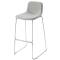 Sgabello Tosca - in schiuma e tessuto - grigio chiaro - Unisit - TOS/LI - 8050043746351 - DMwebShop