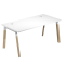 Scrivania Woody Superior - 160 x 80 x 72,5 cm - piano bianco - Artexport - W160-3-AM - DMwebShop