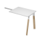 Allungo scrivanie Woody Superior - 80 x 60 x 72,5 cm - piano bianco - Artexport - W-ALL-3-AM - DMwebShop