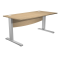 Scrivania Operativa Agora' Basic - fianchi a L metallo - 180 x 80 x L73 cm - rovere - Artexport - URB/V-180+MOD/C - DMwebShop