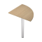 Angolare 90 Agora' Basic - gamba + supporto - per scrivanie - 80 x 80 cm - rovere - Artexport - L90E+60011-C - DMwebShop