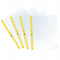 Buste forate Sprint con banda liscia - 22 x 30 cm - giallo - conf. 25 pezzi - Favorit - 400159687 - 8006779044384 - DMwebShop