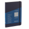 Taccuino EcoQua Plus - con elastico - rilegatura cucita - A5 - 5 mm - 80 fogli - blu scuro - Fabriano - 19621104 - 8001348220770 - DMwebShop