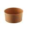 Insalatiera Street Food - Ø 15 x H 7,5 cm - 1000 ml - avana-bianco - conf. 24 pezzi - Leone - H0759 - 8024112630919 - DMwebShop