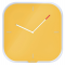 Orologio Cosy - da parete - silenzioso - in vetro - giallo - Leitz - 90170019 - 4002432125050 - DMwebShop