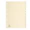 Separatori 24 tasti A Z cartoncino A4 avorio - 24799
