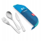 Astuccio Picnik Concept - in tessuto - con posate in acciaio inox - blu - Maped - 878003 - 3154148780038 - DMwebShop