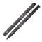Pin fineliner - punta 0,5 mm - grigio scuro - conf. 12 pezzi - Uni Mitsubishi - M PIN105 GRS - 4902778230787 - DMwebShop
