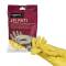 Guanti in lattice - felpati - taglia M/7 - giallo - blister 2 pezzi - Perfetto - 0399B - 8000957039926 - DMwebShop