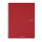 Maxiquaderno EcoQua original - spiralato - A4 - 90 gr - 1 rigo - 70 fogli - rosso scuro - conf. 5 pezzi - Fabriano - 19290203 - 8001348215769 - DMwebShop