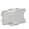 Portabadge Eco per 2 tessera 54 x 87 mm grigio - 26881
